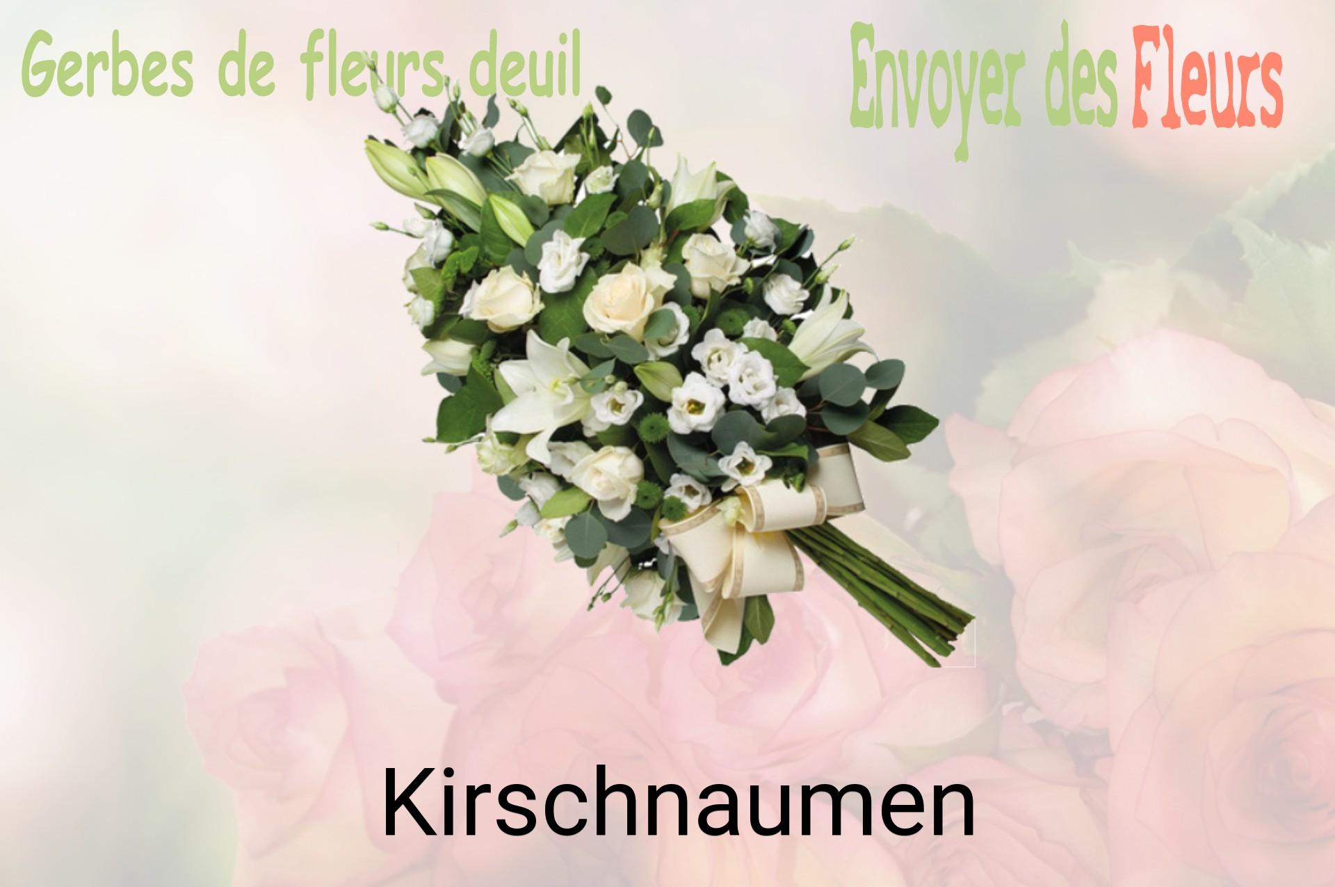 Gerbe de fleurs de deuil livrée à Kirschnaumen